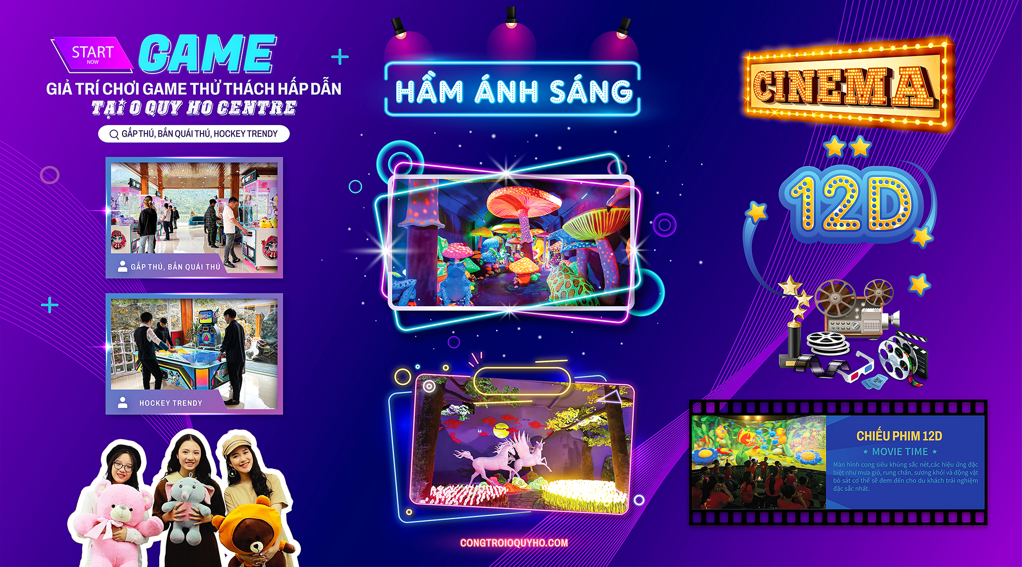 GAME - HẦM ÁNH SÁNG - PHIM 12D